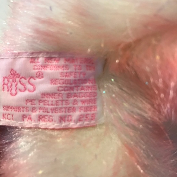 Vintage Russ Ruffles Sparkle Plush Bunny - Picture 12 of 14